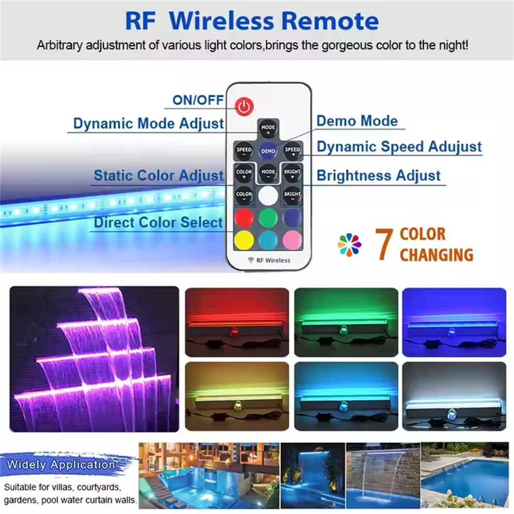 Dc12v cachoeira subaquática lâ - Xy Spa & Wellness George Town Reviews avaliação e preço
