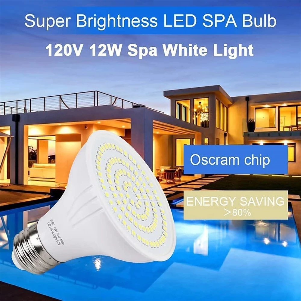 Luz led para piscina e27 e26 l - Xy Spa & Wellness George Town Reviews avaliação e preço