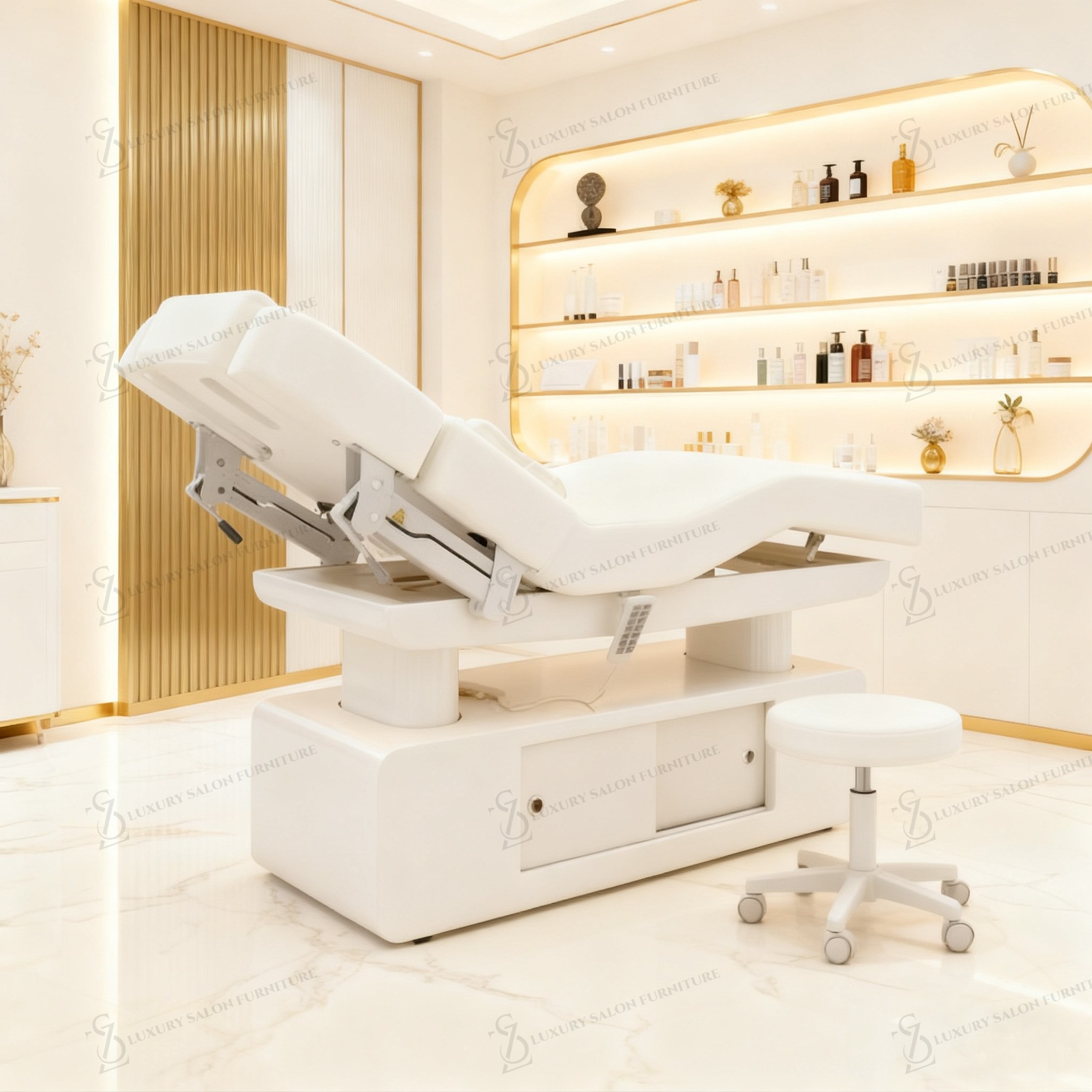 Luxo 3/4 motores rosa cama de  - Spa Wellness And Beauty avaliação e preço