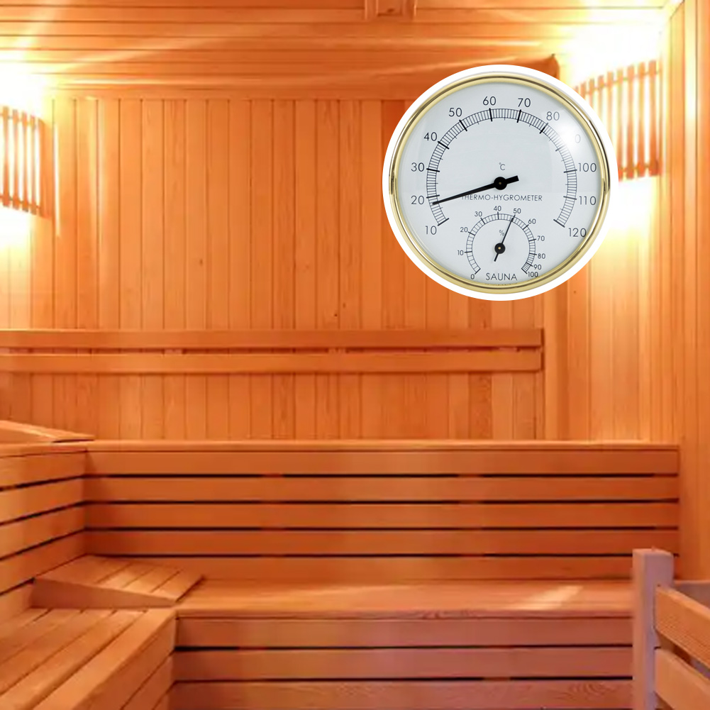 Higrômetro de sauna em aço ino - Spa Wellness Usa avaliação e preço